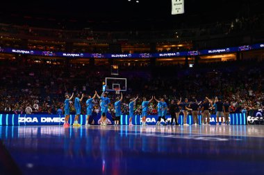 COLOGNE, GERMANY - SEPTEMBER 1, 2022: The basketball match of Eurobasket 2022 Hungary - Slovenia