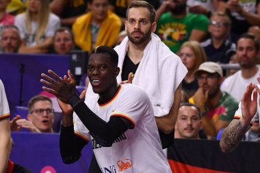 COLOGNE, GERMANY - SEPTEMBER 4, 2022: Dennis Schroeder. The basketball match of Eurobasket 2022 Lithuania vs Germany