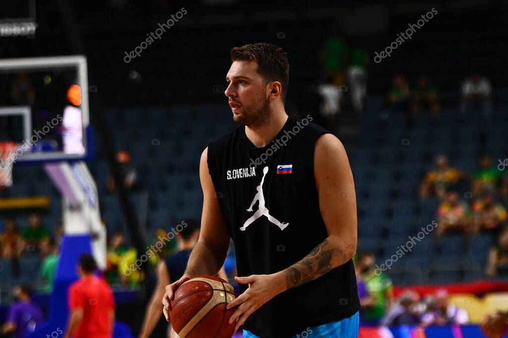 COLOGNE, GERMANY - SEPTEMBER 7, 2022: Luka Doncic. The basketball match of Eurobasket 2022 France vs Slovenia
