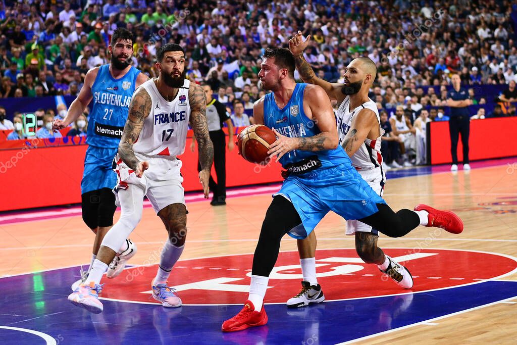 COLOGNE, GERMANY - SEPTEMBER 7, 2022: Luka Doncic. The basketball match of Eurobasket 2022 France vs Slovenia