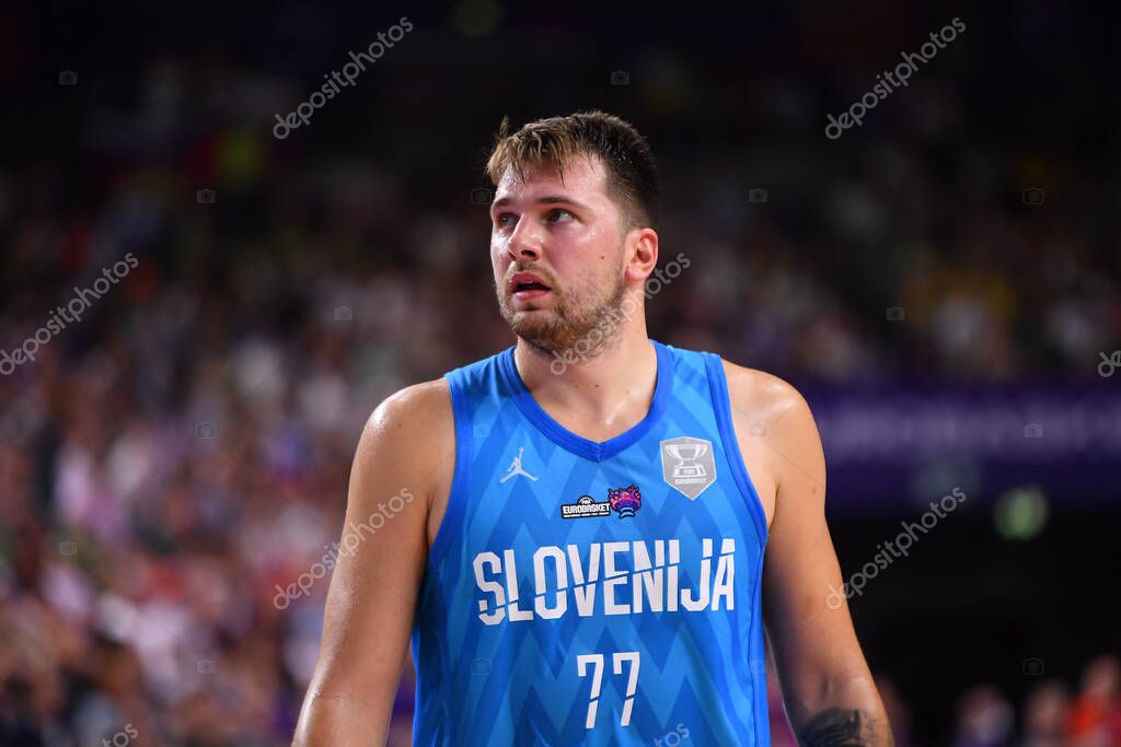 COLOGNE, GERMANY - SEPTEMBER 7, 2022: Luka Doncic. The basketball match of Eurobasket 2022 France vs Slovenia