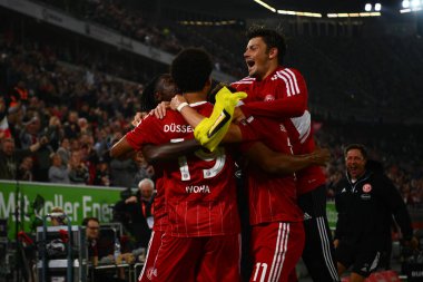 DUESSELDORF, Almanya - 10 Eylül 2022: Futbol maçı Bundesliga 2 Fortuna - Hansa