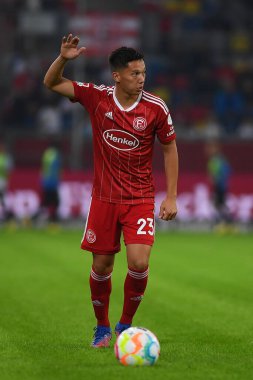 DUESSELDORF, ALMANY 10 Eylül 2022 Shinta Appelkamp. Futbol maçı Bundesliga 2 Fortuna - Hansa