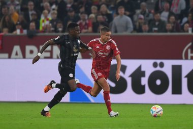 DUESSELDORF, Almanya 10 Eylül 2022: Anderson Lucoqui. Futbol maçı Bundesliga 2 Fortuna - Hansa
