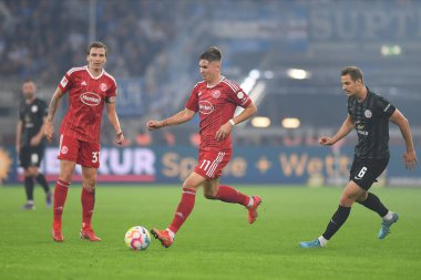 DUESSELDORF, ALMANA 10 Eylül 2022 Felix Klaus. Futbol maçı Bundesliga 2 Fortuna - Hansa