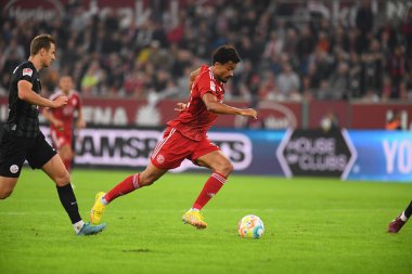 DUESSELDORF, Almanya - 10 Eylül 2022: Emmanuel Iyoha. Futbol maçı Bundesliga 2 Fortuna - Hansa