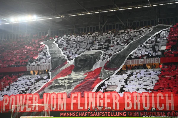 Duesseldorf September 2022 Performance Fans 축구와 스리가 보르나 — 스톡 사진