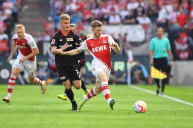 KOELN, ALMANY - 11 Eylül 2022 Luca Kilian. Bundesliga 1.FC Koeln 1.FC Union futbol karşılaşması