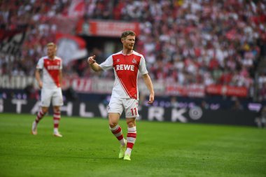 KOELN, Almanya - 11 Eylül 2022 Florian Kainz. Bundesliga 1.FC Koeln 1.FC Union futbol karşılaşması