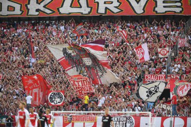 KOELN, GERMANY - 11 Eylül 2022: Bundesliga 1.FC Koeln futbol karşılaşması 1.FC Union 'a karşı