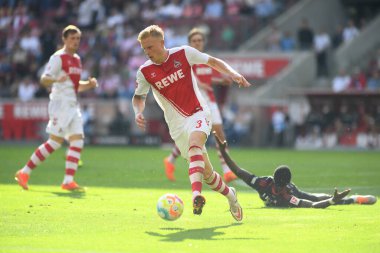 KOELN, Almanya - 11 Eylül 2022 Kristian Pedersen. Bundesliga 1.FC Koeln 1.FC Union futbol karşılaşması