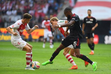 KOELN, Almanya - 11 Eylül 2022: Jordan Pefok. Bundesliga 1.FC Koeln 1.FC Union futbol karşılaşması