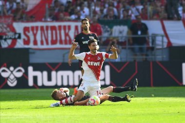 KOELN, ALMANY - 11 Eylül 2022 Jonas Hector. Bundesliga 1.FC Koeln 1.FC Union futbol karşılaşması
