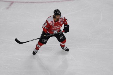 COLOGNE, Almanya - 15 Eylül 2022: Hokey maçı DEL Koelner Haie - EHC Red Bull Munchen