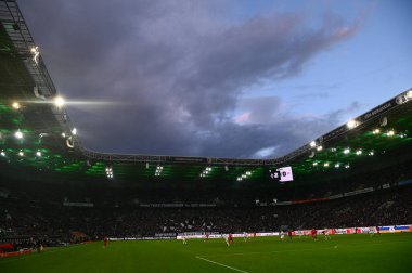 MOENCHENGLADBACH, GERMANY - 17 Eylül 2022: Bundesliga Borussia Monchengladbach - RB Leipzig