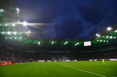 MOENCHENGLADBACH, GERMANY - 17 Eylül 2022: Bundesliga Borussia Monchengladbach - RB Leipzig