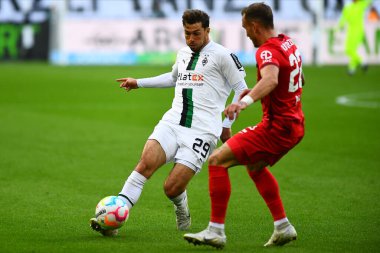 MOENCHENGLADBACH, GERMANY - 17 Eylül 2022: Bundesliga Borussia Monchengladbach - RB Leipzig