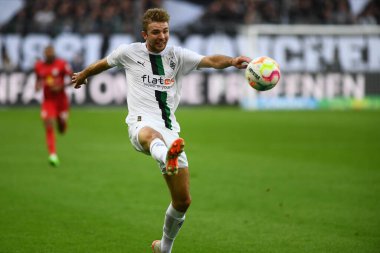 MOENCHENGLADBACH, GERMANY - 17 Eylül 2022: Bundesliga Borussia Monchengladbach - RB Leipzig