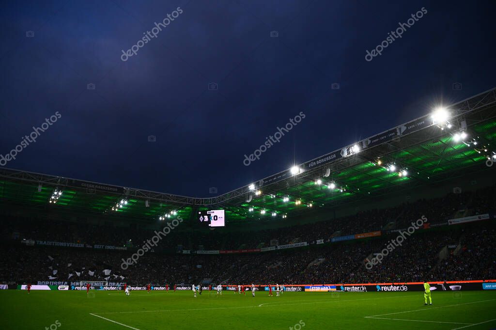 MOENCHENGLADBACH, GERMANY - SEPTEMBER 17, 2022: The football match of Bundesliga Borussia Monchengladbach vs RB Leipzig