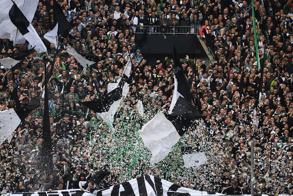 MOENCHENGLADBACH, GERMANY - SEPTEMBER 17, 2022: The football match of Bundesliga Borussia Monchengladbach vs RB Leipzig