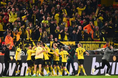 DORTMUND, GERMANY - 8 Ekim 2022: Bundesliga Borussia Dortmund Bayern Münih 'e karşı futbol maçı