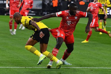 Donyell Malen, Dayot Upamecano, Bundesliga Borussia Dortmund Bayern Münih 'e karşı.