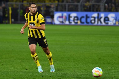 DORTMUND, GERMANY - 8 Ekim 2022: Bundesliga Borussia Dortmund Bayern Münih 'e karşı futbol maçı