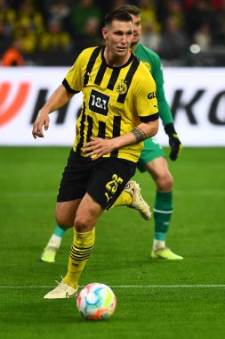 DORTMUND, GERMANY - 8 Ekim 2022: Bundesliga Borussia Dortmund Bayern Münih 'e karşı futbol maçı