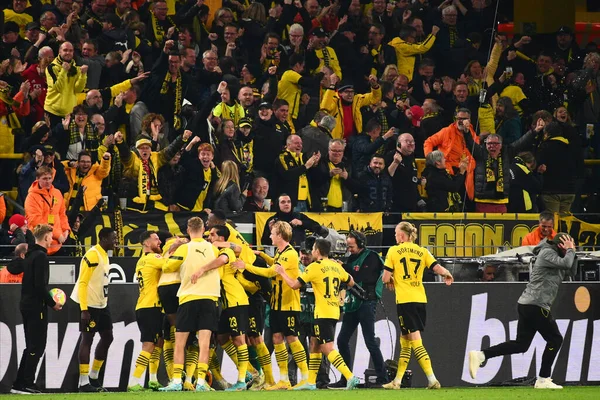 Dortmund Németország Október 2022 Bundesliga Borussia Dortmund Bayern München Labdarúgó — Stock Fotó