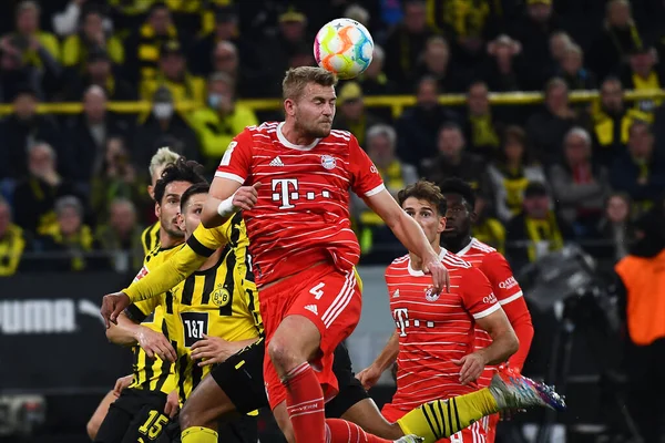 Dortmund Alemania Octubre 2022 Matthijs Ligt Partido Fútbol Bundesliga Borussia —  Fotos de Stock