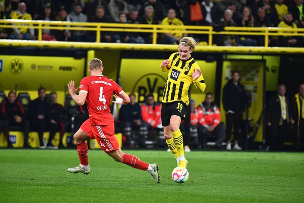 Dortmund Alemania Octubre 2022 Julian Brandt Matthijs Ligt Partido Fútbol —  Fotos de Stock