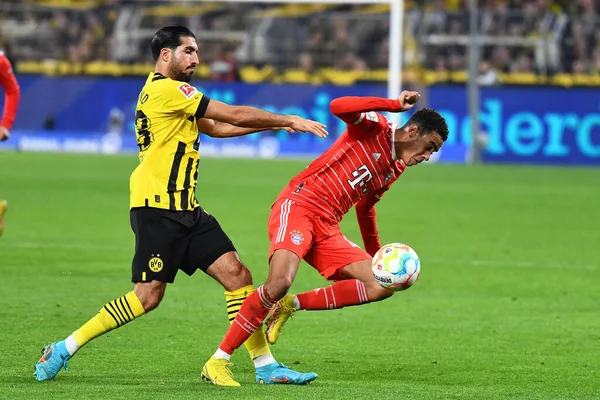 Dortmund Oktober 2022 Emre Can Jamal Musiala Das Fußballspiel Der — Stockfoto