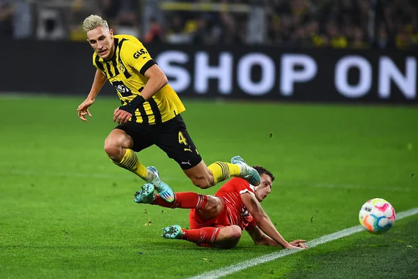 Dortmund Tyskland Oktober 2022 Fotbollsmatchen Mellan Bundesliga Borussia Dortmund Och — Stockfoto