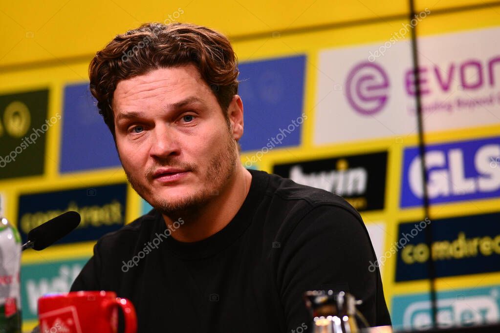 DORTMUND, GERMANY - OCTOBER 8, 2022: Edin Terzic. The football match of Bundesliga  Borussia Dortmund vs Bayern Munich