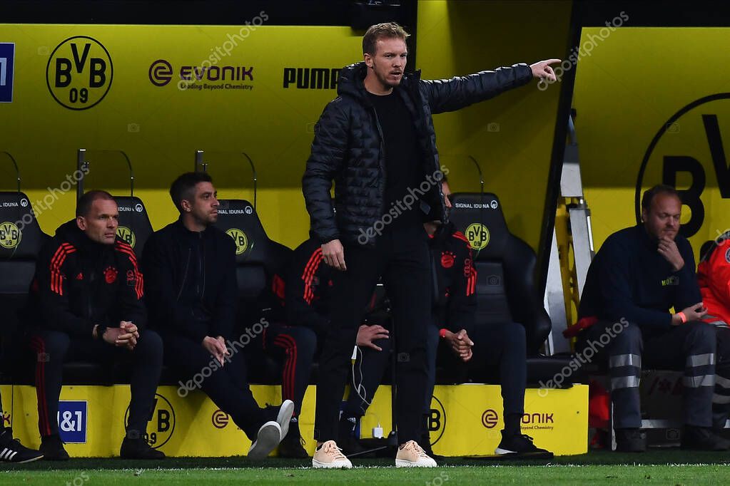 DORTMUND, GERMANY - OCTOBER 8, 2022: Julian Nagelsmann. The football match of Bundesliga  Borussia Dortmund vs Bayern Munich