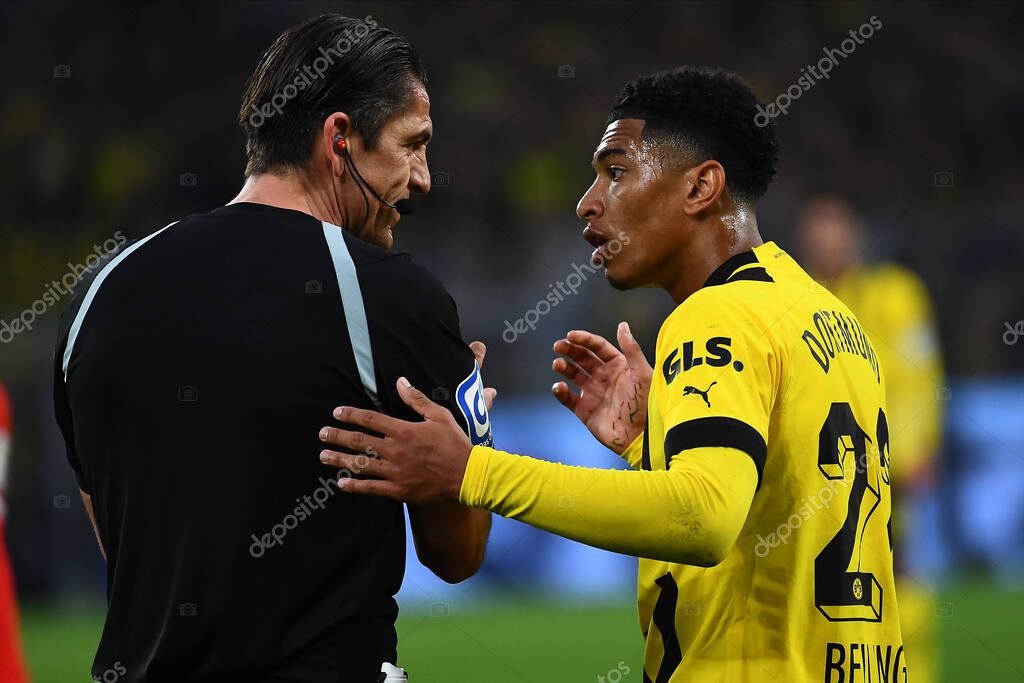 DORTMUND, GERMANY - OCTOBER 8, 2022: Jude Bellingham, The football match of Bundesliga  Borussia Dortmund vs Bayern Munich