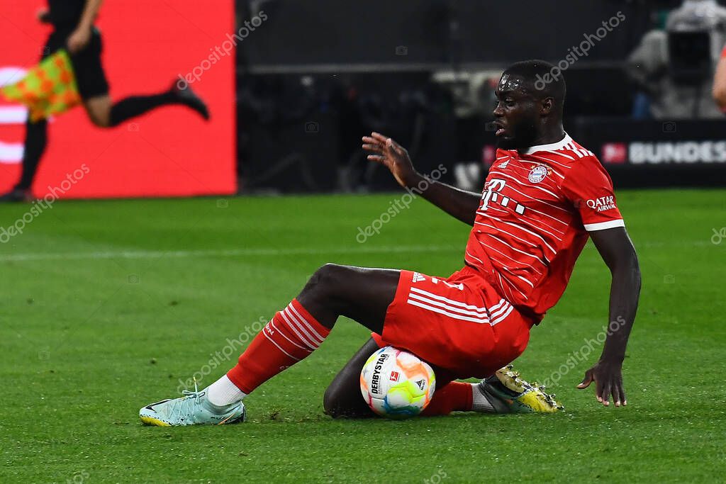 DORTMUND, GERMANY - OCTOBER 8, 2022: Dayot Upamecano, The football match of Bundesliga  Borussia Dortmund vs Bayern Munich
