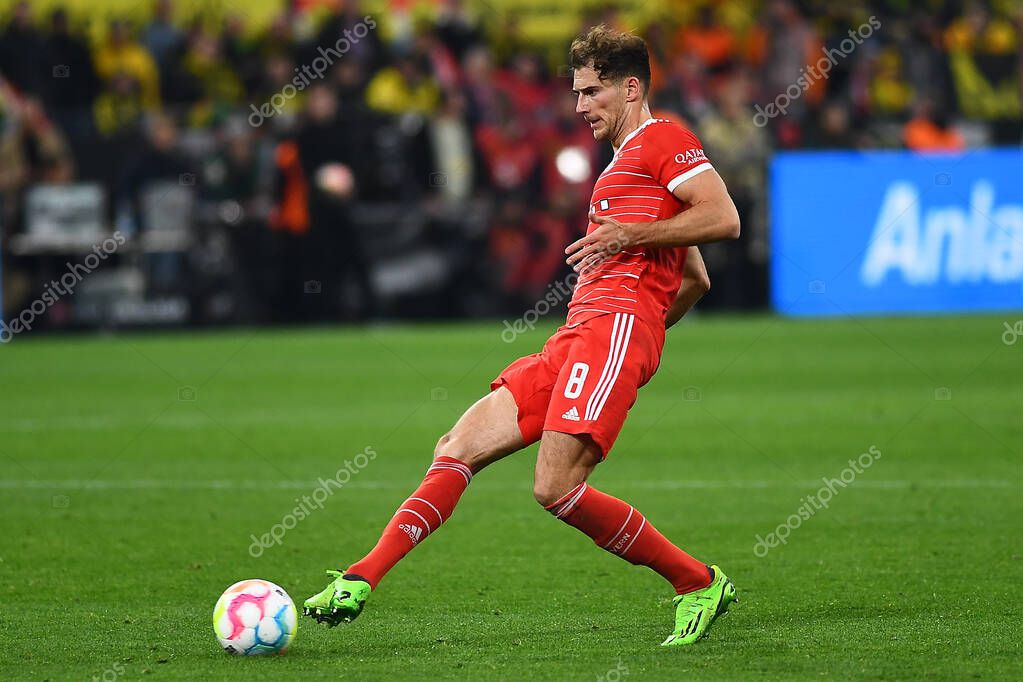 DORTMUND, GERMANY - OCTOBER 8, 2022: Leon Goretzka. The football match of Bundesliga  Borussia Dortmund vs Bayern Munich