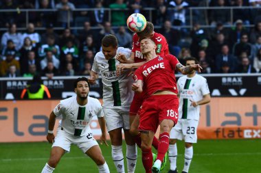 MOENCHENGLADBACH, GERMANY - 9 Ekim 2022: Bundesliga Borussia Monchengladbach - 1. FC Koeln