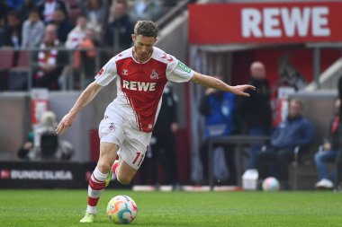 KOELN, ALMANY - 01 Ekim 2022 Florian Kainz. Bundesliga 1.FC Koeln, Borussia Dortmund 'a karşı.