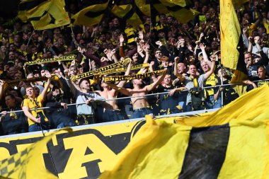KOELN, GERMANY - 01 Ekim 2022: Bundesliga 1.FC Koeln Borussia Dortmund 'a karşı futbol maçı