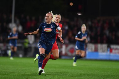 LEVERKUSEN, ALMANY 23 Eylül 2022: Mandy Islacker. Flyeralarm Bundesliga FC Bayer 04 - 1.FC Koeln maçı 