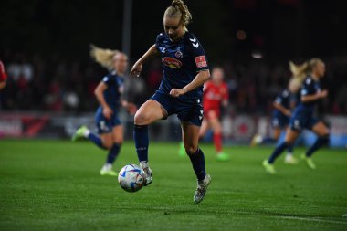 LEVERKUSEN, ALMANY 23 Eylül 2022 Weronika Zawistowska. Flyeralarm Bundesliga FC Bayer 04 - 1.FC Koeln maçı 