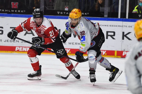 Cologne Germany October 2022 Mark Olver Vladimir Eminger Hockey Match — Stock Photo, Image