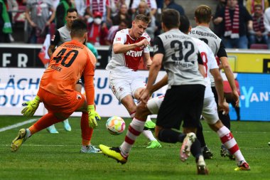 - 16 Ekim 2022, Steffen Tigges - 16 Ekim 2022 'de. Bundesliga 1 'in futbol maçı. FC Koeln, FC Augsburg 'a karşı. Rhein Enerji Stadyumu Futbol Stadyumu. 
