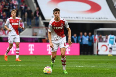 KOLOGNE, ALMANA 16 EKİM 2022 Eric Martel. Bundesliga 1 'in futbol maçı. FC Koeln, FC Augsburg 'a karşı. Rhein Enerji Stadyumu Futbol Stadyumu. 