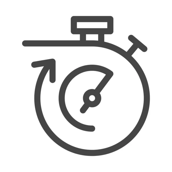 Διακοπή Σύμβολο Ρολόι Γρήγορα Εικονίδιο Χρόνο Ρητή Και Επείγουσες Υπηρεσίες — Διανυσματικό Αρχείο