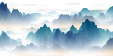 Dağlarda gün doğumu