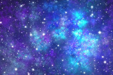 Yıldızlı mavi arkaplan