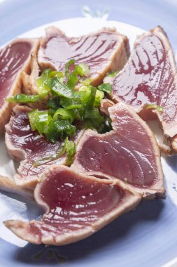 Taze ve lezzetli bonito fileto.